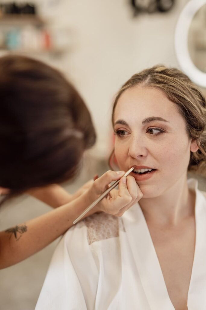 préparatifs mariée - maquillage mariage